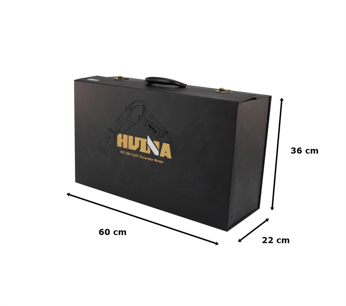 Huina 1580 1/14 Ölçek, Ekskavatör, Komple Metal, 23 Kanal Uzaktan Kumandalı İş Makinası