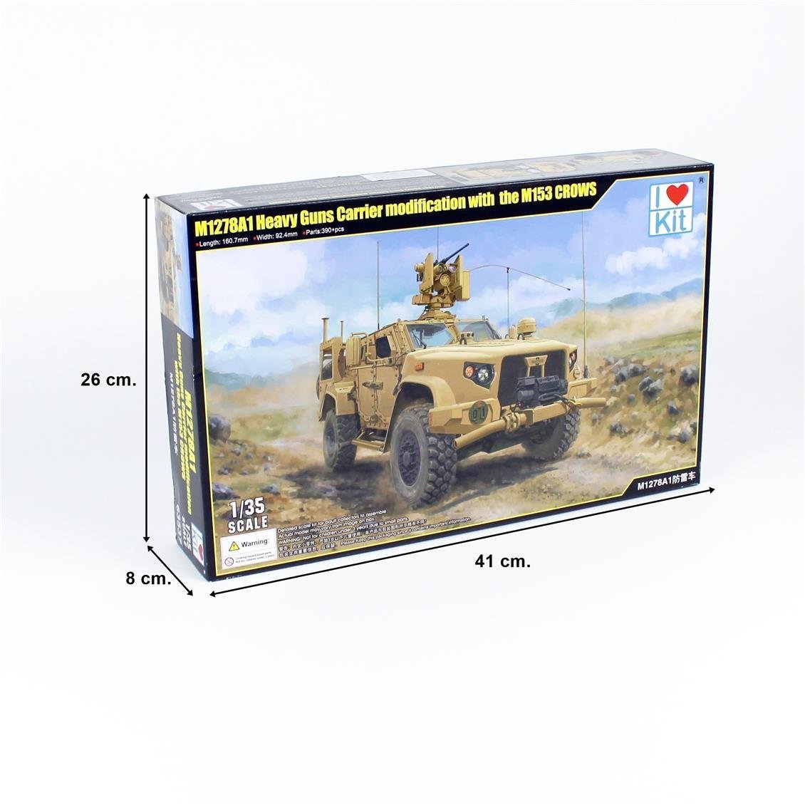 I Love Kit 63537 1/35 Ölçek M1278A1, (M153 CROWS) Ağır Silahlı Zırhlı Araç Plastik Model Kiti