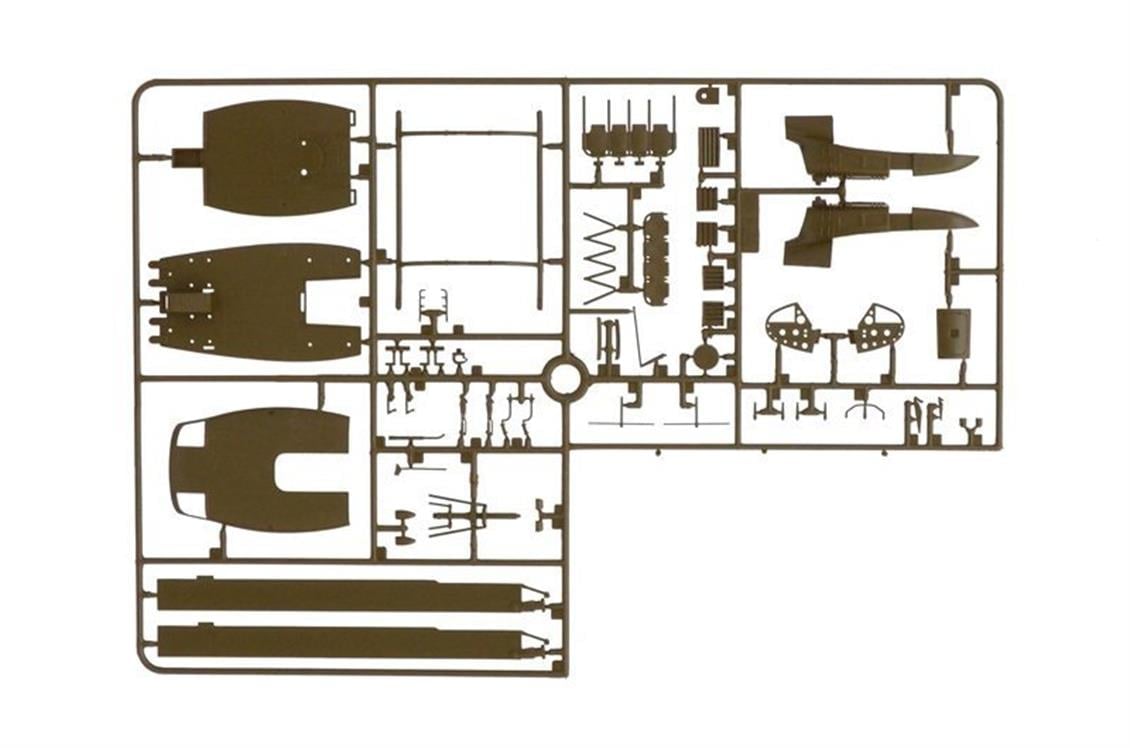 Italeri 0849S 1/48 UH-1D (Slick) Askeri Helikopter Demonte Plastik Maketi