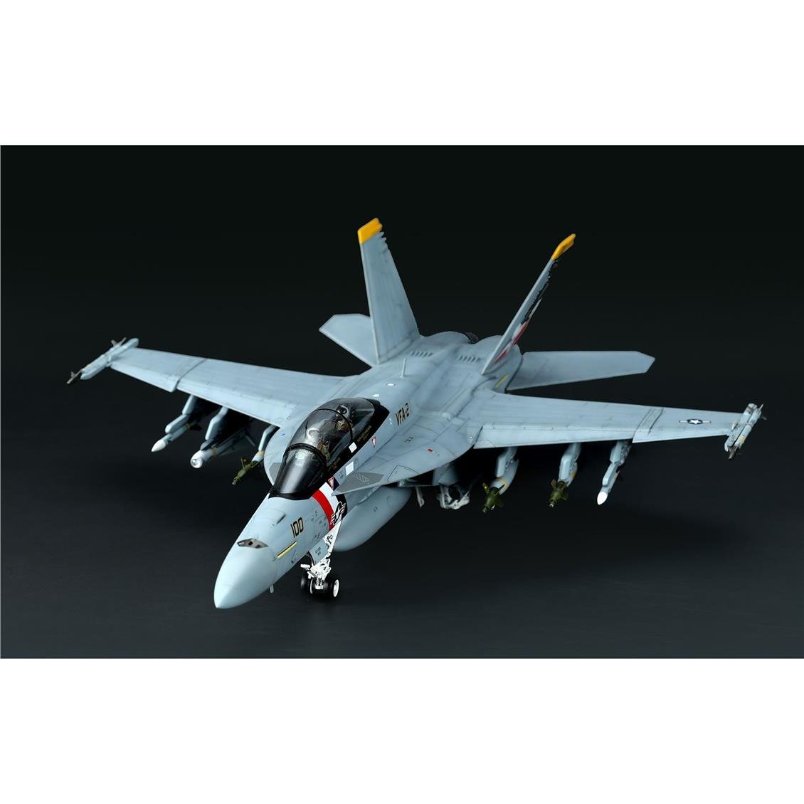 Meng LS-016 1/48 Ölçek Boeing F/A-18F Super Hornet (Bounty Hunters) Savaş Uçağı, Plastik Model Kiti