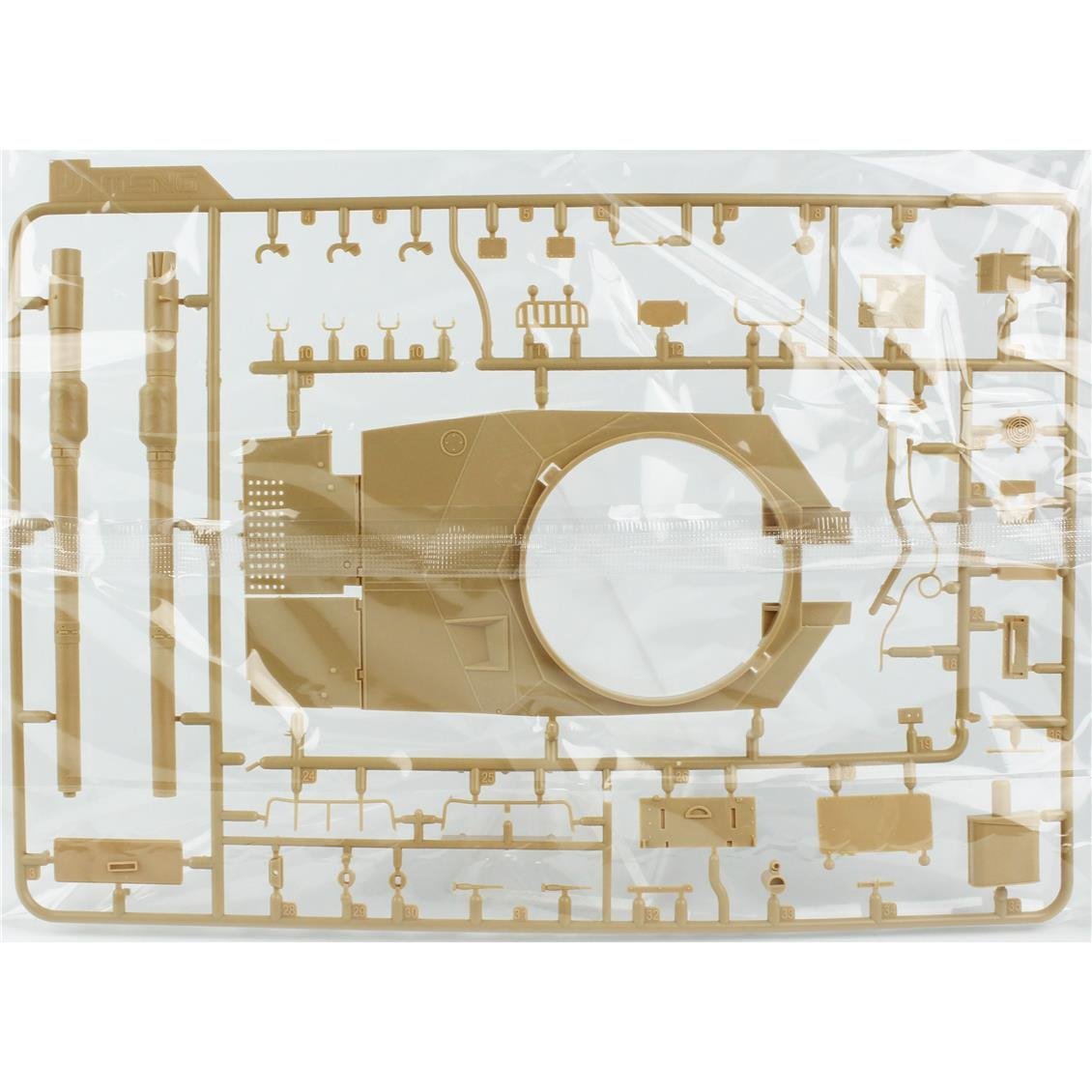 Meng TS-042 1/35 Ölçek Leopard 2A7+ Alman Ana Muharebe Tankı, Plastik Model Kiti