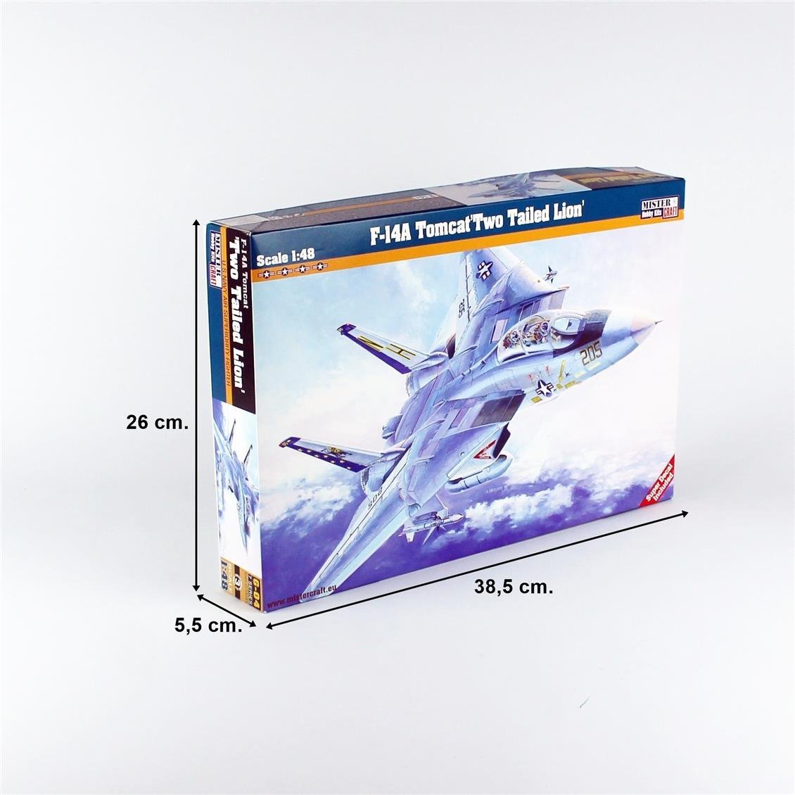 Mistercraft G004 1/48 F-14A Tomcat (İki Kuyruklu Arslan) Savaş Uçağı Plastik Model Kiti