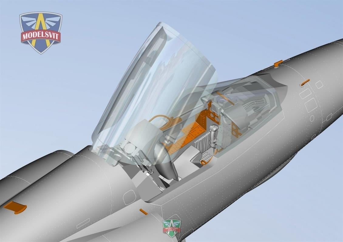 MODELSVIT MSVIT72045 1/72 Mirage III E Fransız Avcı Uçağı Maketi