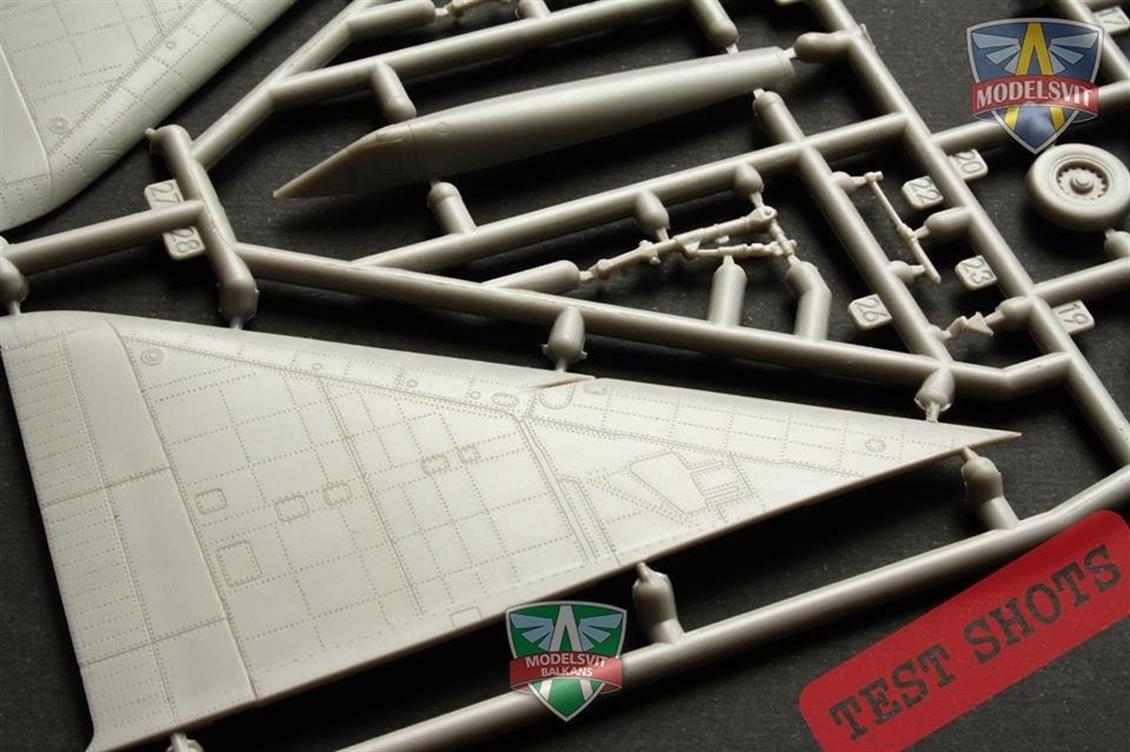 MODELSVIT MSVIT72045 1/72 Mirage III E Fransız Avcı Uçağı Maketi