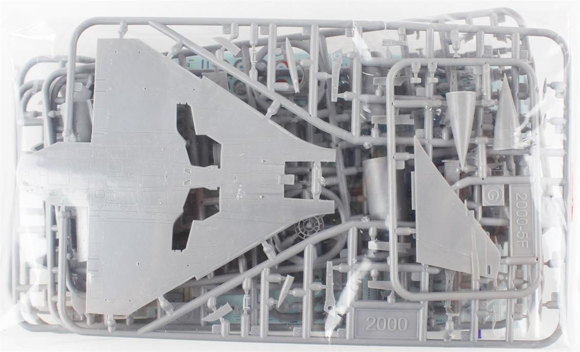 Modelsvit MSVIT72072 1/72 Mirage 2000-5F Multirole Jet Fighter Savaş Uçağı Plastik Model Kiti