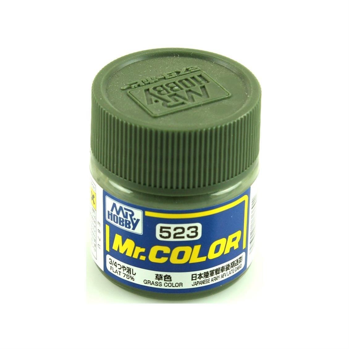 Mr.Hobby C-523 10 ml. Grass Color, Mr.Color Serisi Model Boyası