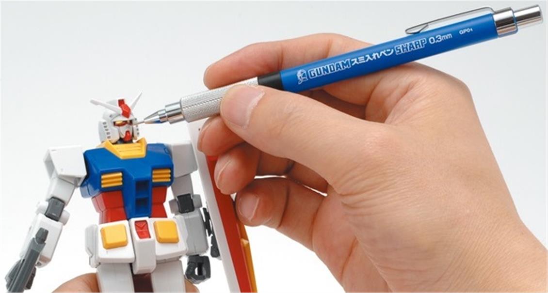 Mr.Hobby GP-01 Black, 0.3 mm. Ultra İnce Uclu Detaylandırma Kalemi