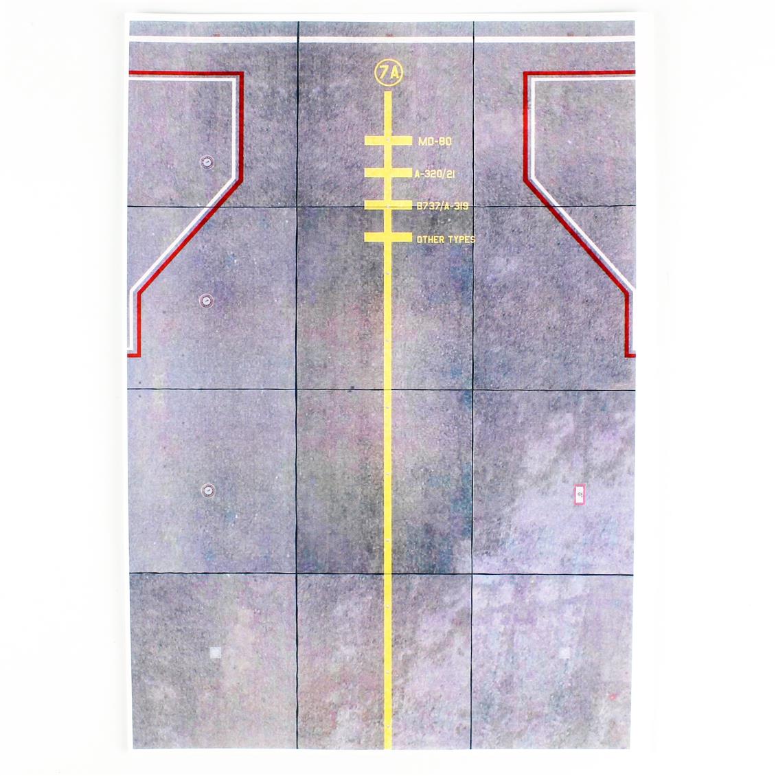 Nazca Decals PP2 1/144 Ölçek, Parking Plate-Desıgn 2- A4 Ebat, Kartona Renkli Baskı