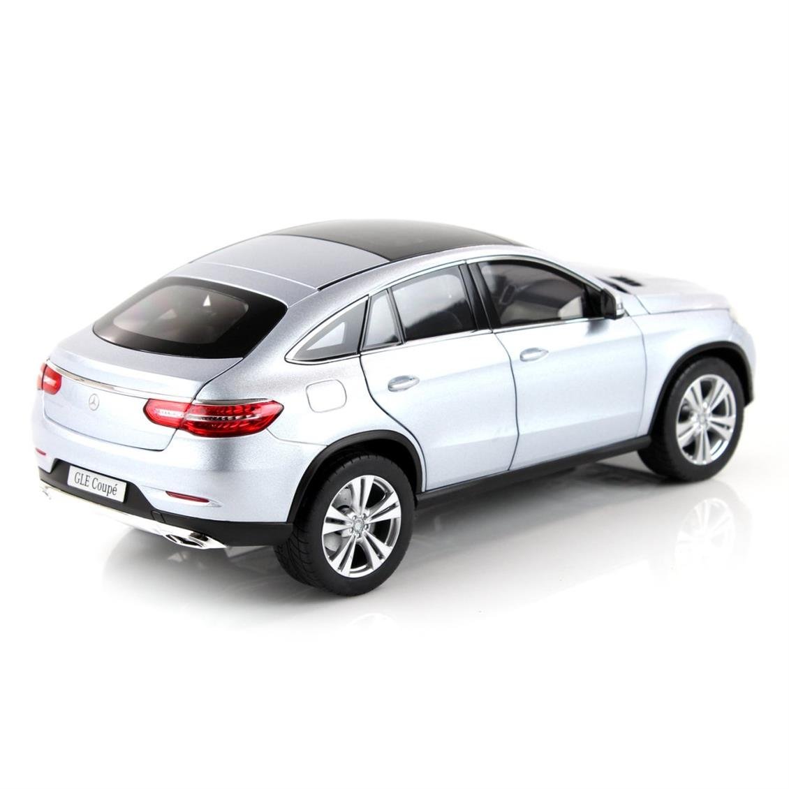 Norev B66960358 1/18 Mercedes Benz GLE Coupe 2015, Diamond Silver, Sergilemeye Hazır Metal Araba Modeli