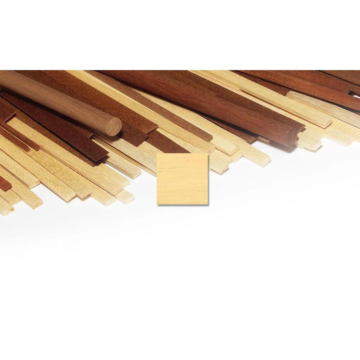 Occre 180217 Ramin Wooden Slat, 1x7x1000 mm. 10 Pieces