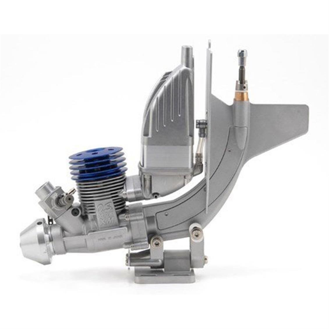 OS Engines 13941 Max-21 XM Versiyon II, Dıştan Takma (20J) ve 2050-2 Susturuculu, Nitro Yakıtlı Model Tekne Motoru