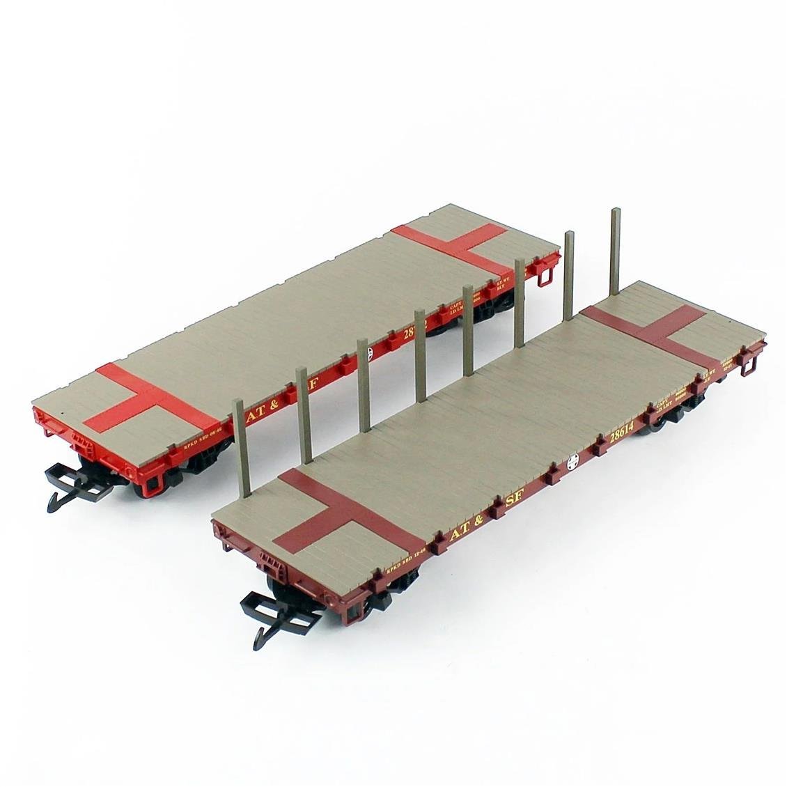 Piko 38773 1/22,5 Santa Fe Bogie Stake Wagon, 2 Adet,  Model Tren Yük Vagonu