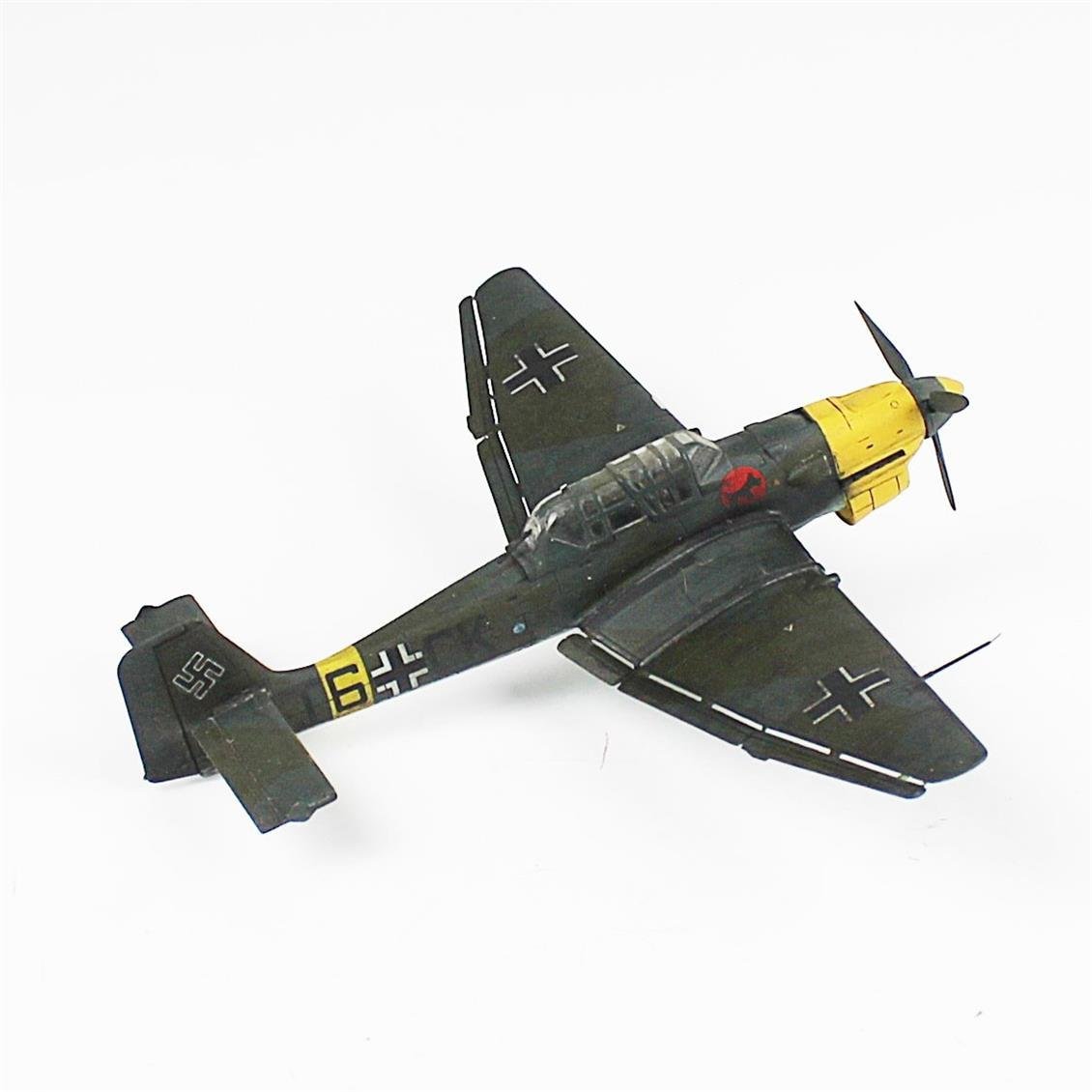 QD039 1/72 Stuka Sergilemeye Hazır Plastik Uçak Maketi