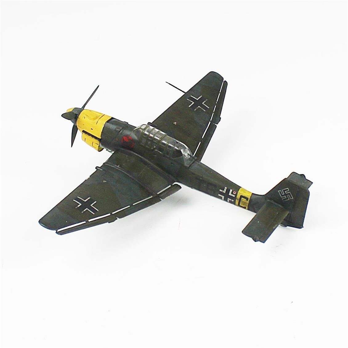 QD039 1/72 Stuka Sergilemeye Hazır Plastik Uçak Maketi
