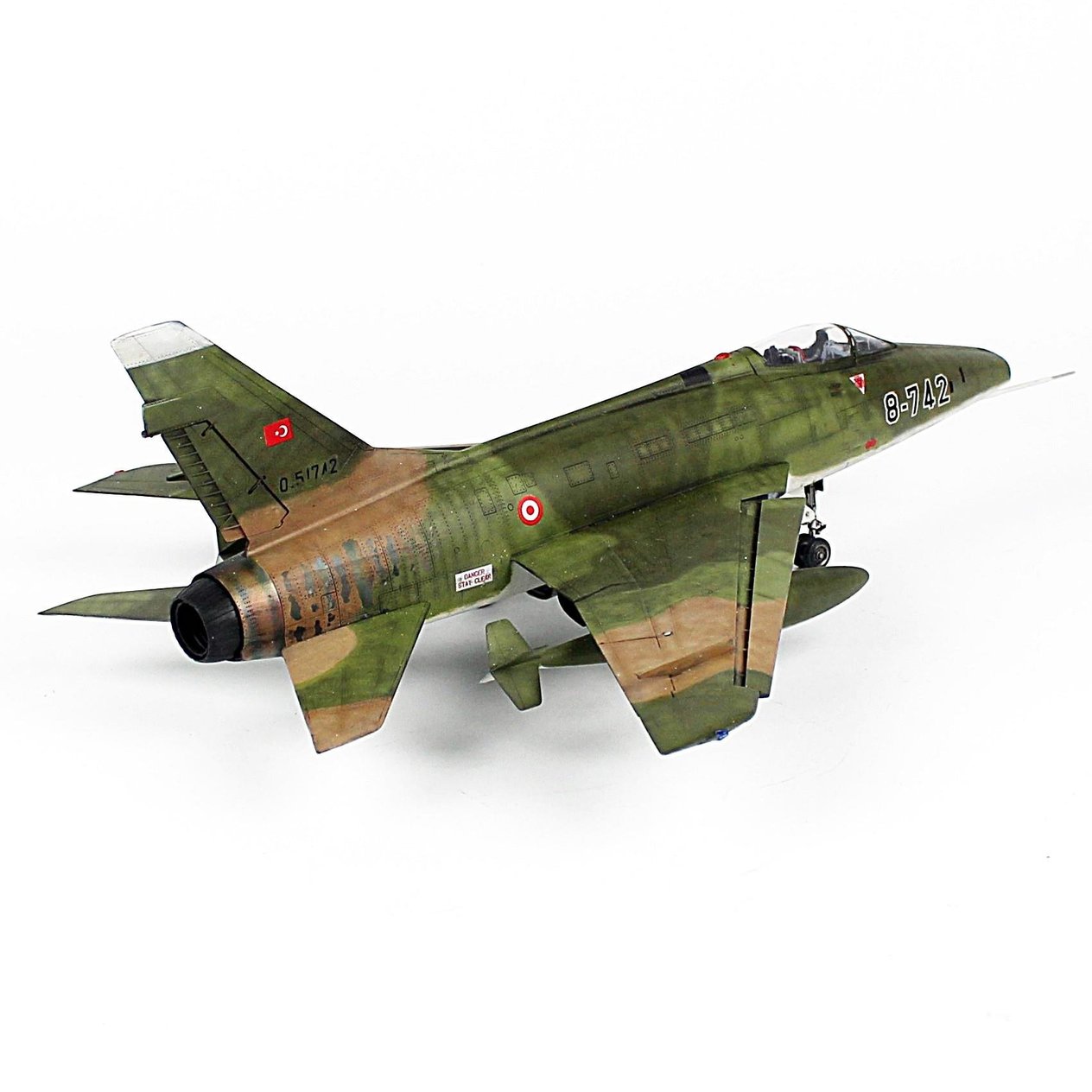 QD170 1/48 F-100D, 182 Filo, Diyarbakır, Sergilemeye Hazır Plastik Savaş Uçağı Modeli
