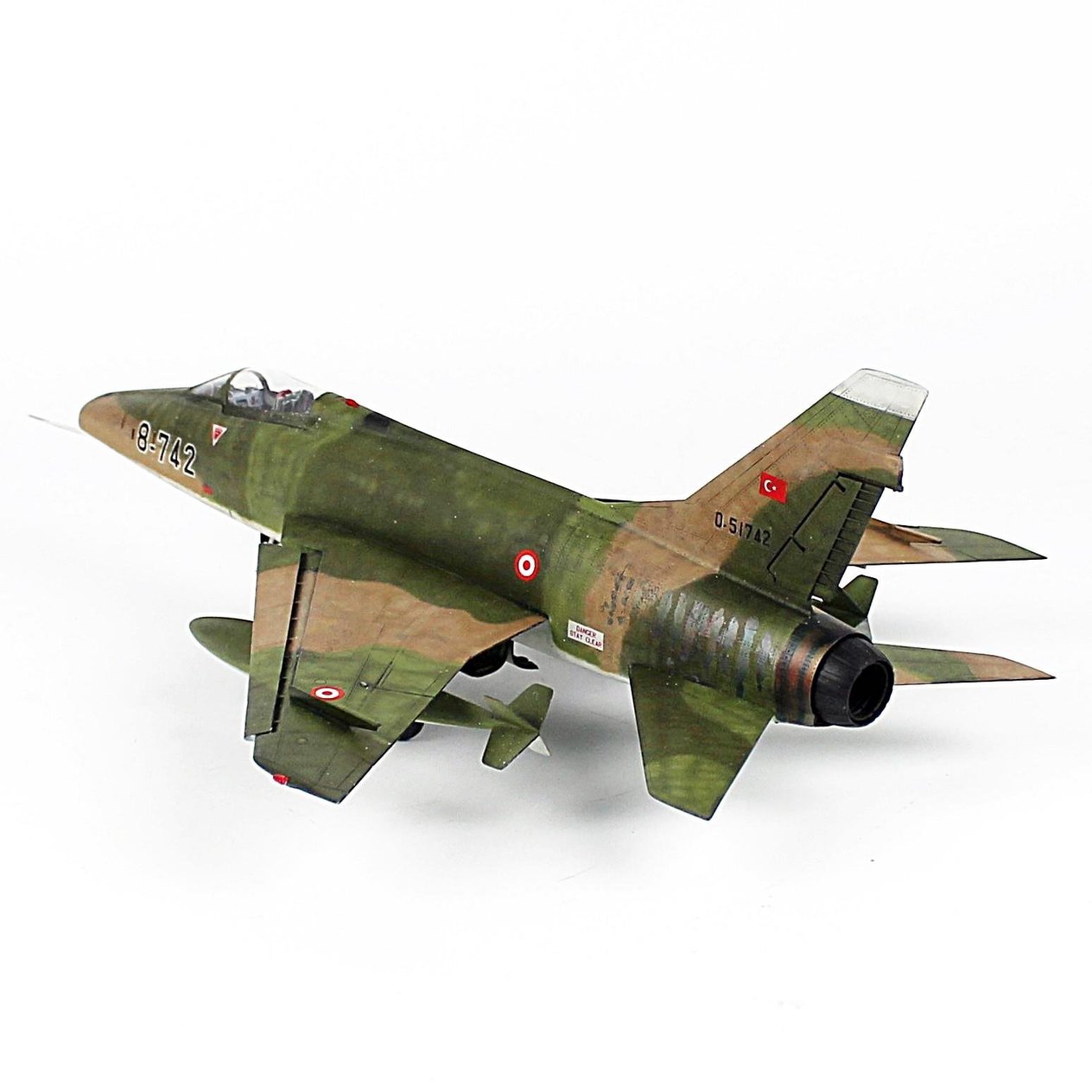 QD170 1/48 F-100D, 182 Filo, Diyarbakır, Sergilemeye Hazır Plastik Savaş Uçağı Modeli