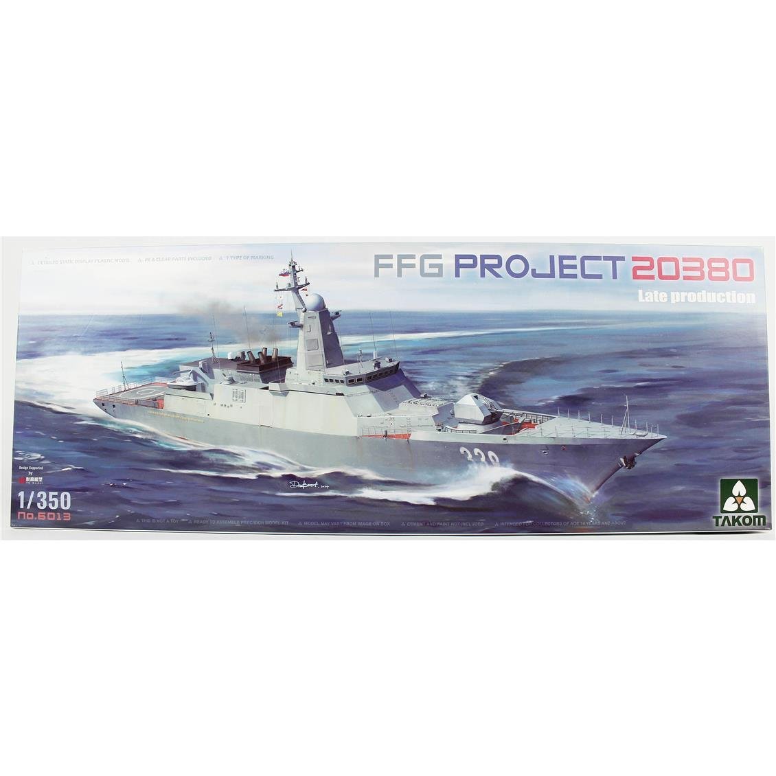 Takom 6013 1/350 Ölçek, FFG Project 20380 Korvet (Geç Dönem), Plastik Model Kiti