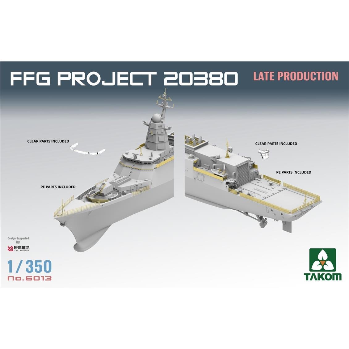 Takom 6013 1/350 Ölçek, FFG Project 20380 Korvet (Geç Dönem), Plastik Model Kiti