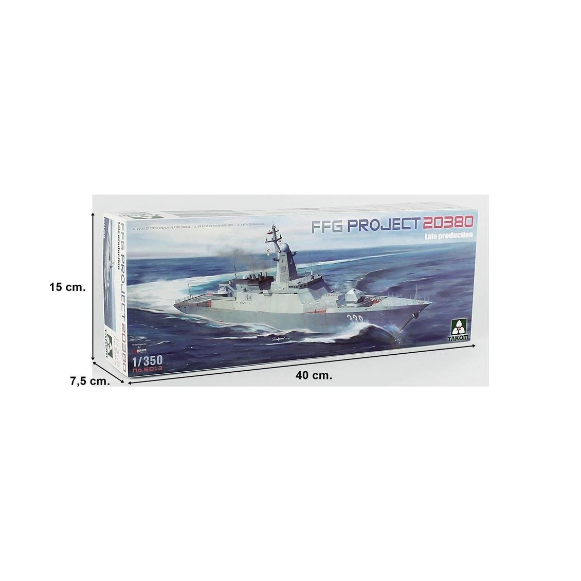 Takom 6013 1/350 Ölçek, FFG Project 20380 Korvet (Geç Dönem), Plastik Model Kiti