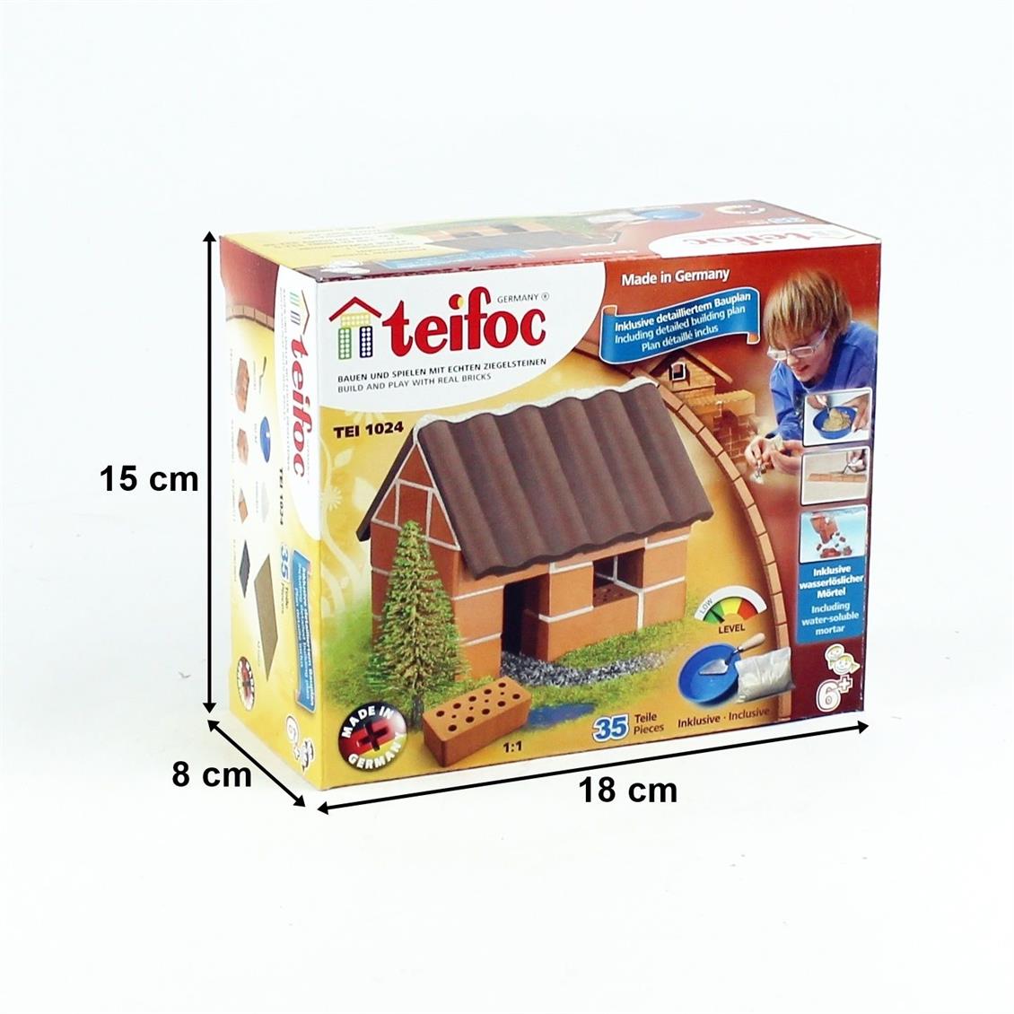 Teifoc 1024 Küçük Ev, Tuğla Yapı İnşa Kiti