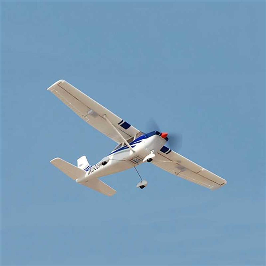 TopRC 003C Cessna 182, 400 Class, Mavi, LED Işıklı, Brushless 1200KV Motorlu, 30A ESC, 11.1V 1300 Mah Li-Po Pilli, 4 Kanall