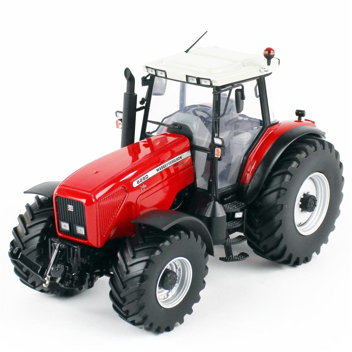 Universal Hobbies UH5352 1/32 Massey Ferguson 8280 X-tra Traktör, Sergilemeye Hazır Metal İş Makinası Modeli