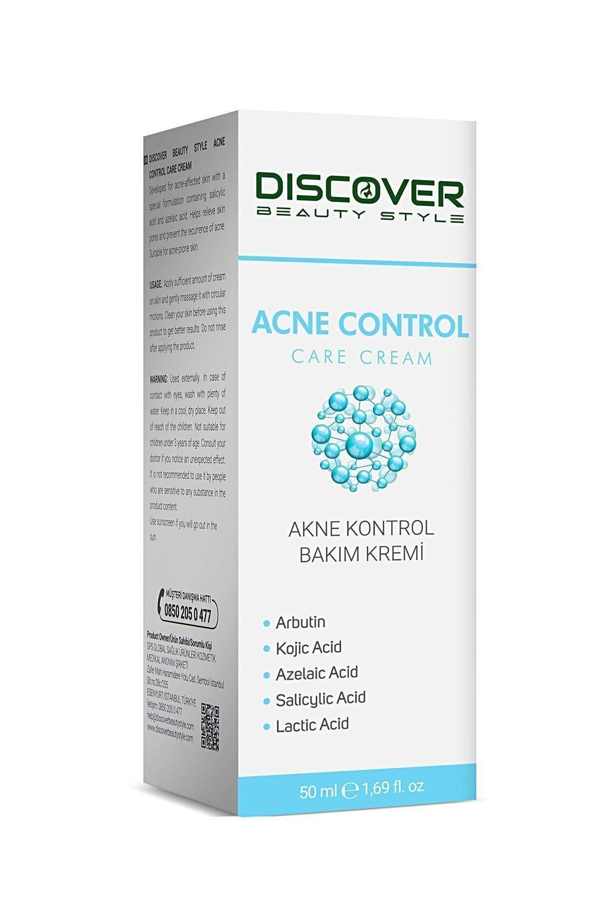 Siyah Nokta ve Sivilce Karşıtı Akne Kontrol Bakım Kremi 50 ml
