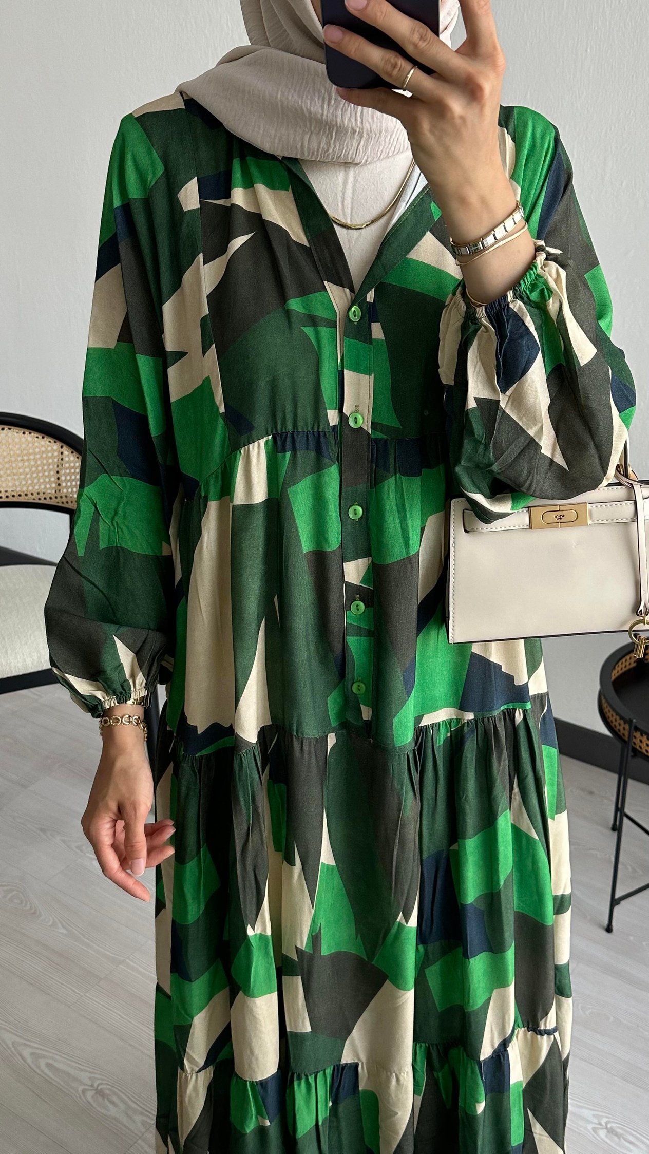 Lara Elbise Yeşil