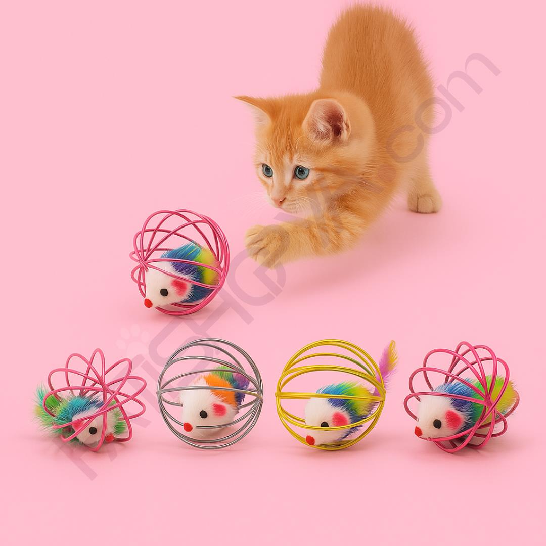 PATİSHOPYA12 Adet Hareketli Kedi Oyuncağı