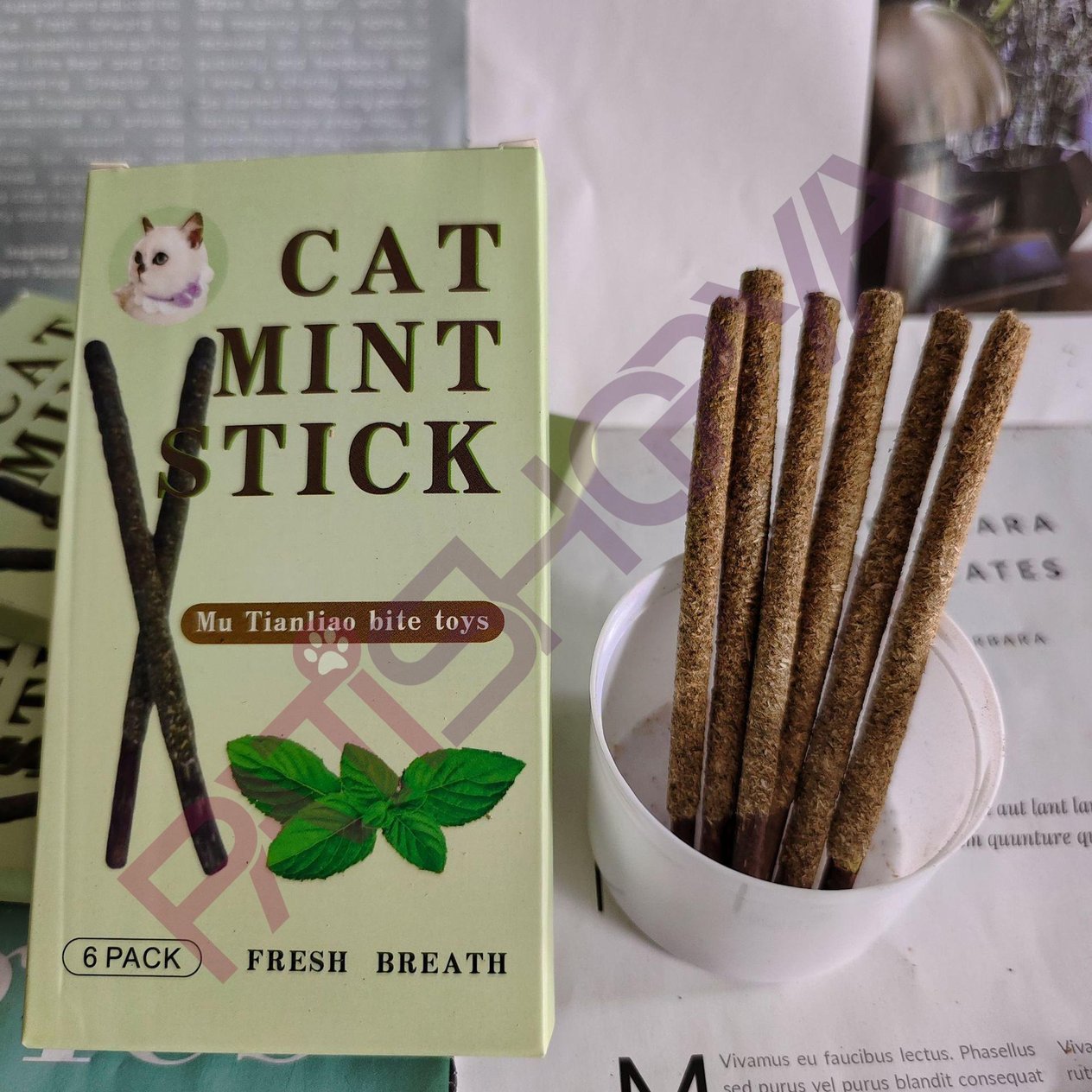 6'Lı Catnipli Matatabi Çubuğu
