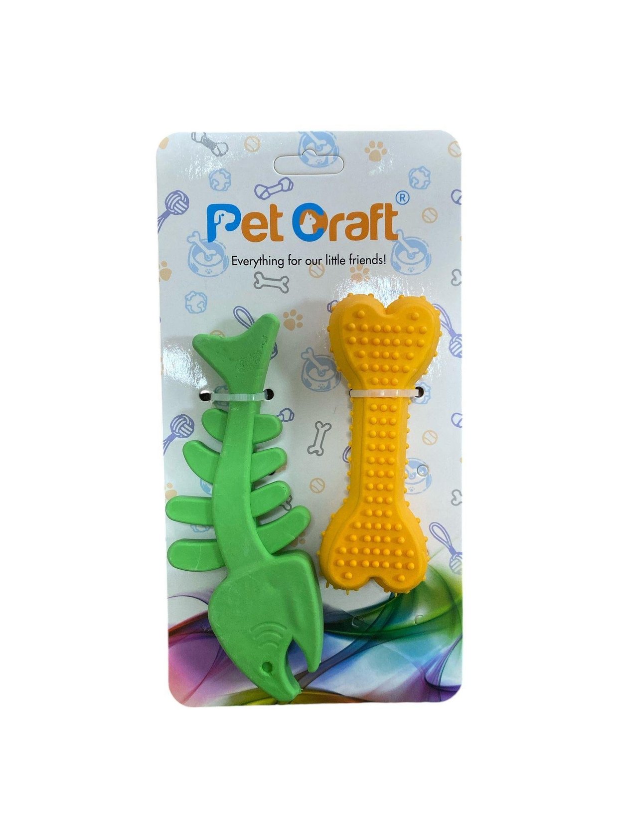 PETCRAFTPETCRAFT BALIK&KEMİK OYUNCAK KEMİK