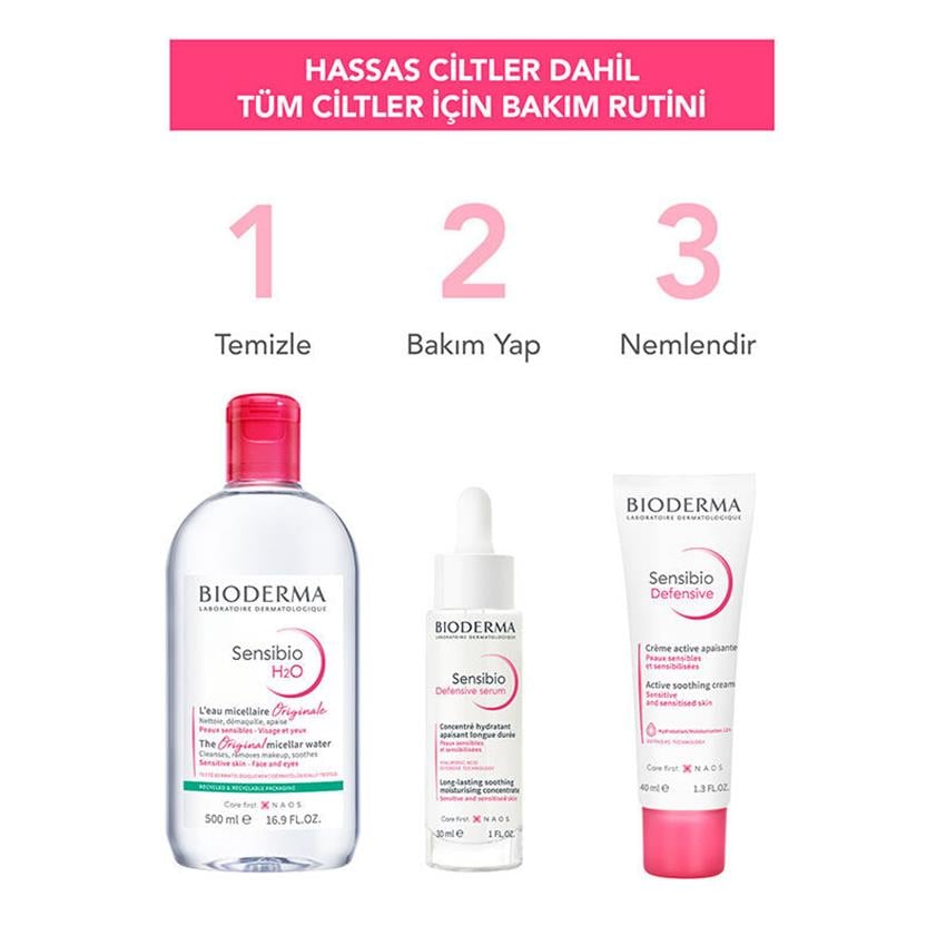 Bioderma Sensibio H2O İkili Set 500 ml + 500 ml