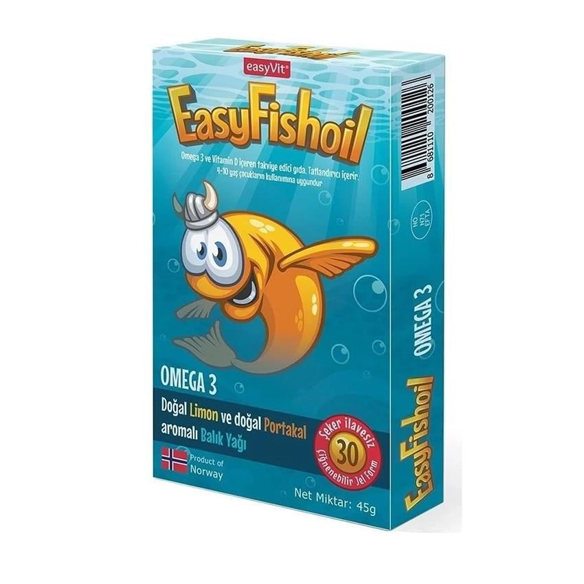 EasyFishoil Balık Yağı Çiğnenebilir Jel Tablet