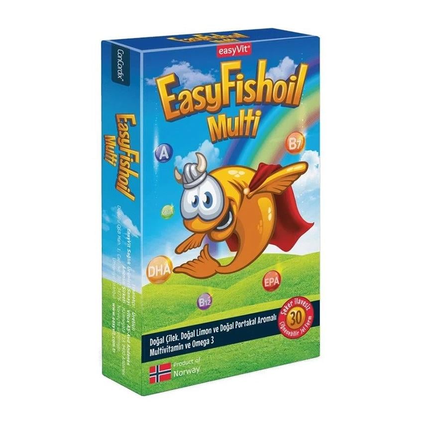 EasyFishoil Multi 30 Çiğnenebilir Jel