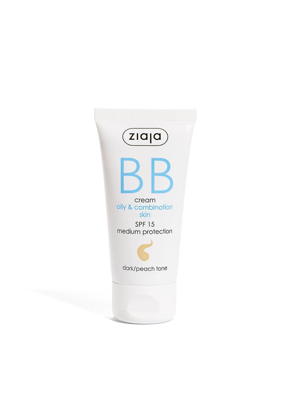 Ziaja - BB Krem Yağlı ve Karma Ciltler İçin Şeftali Tonu SPF15 50ml