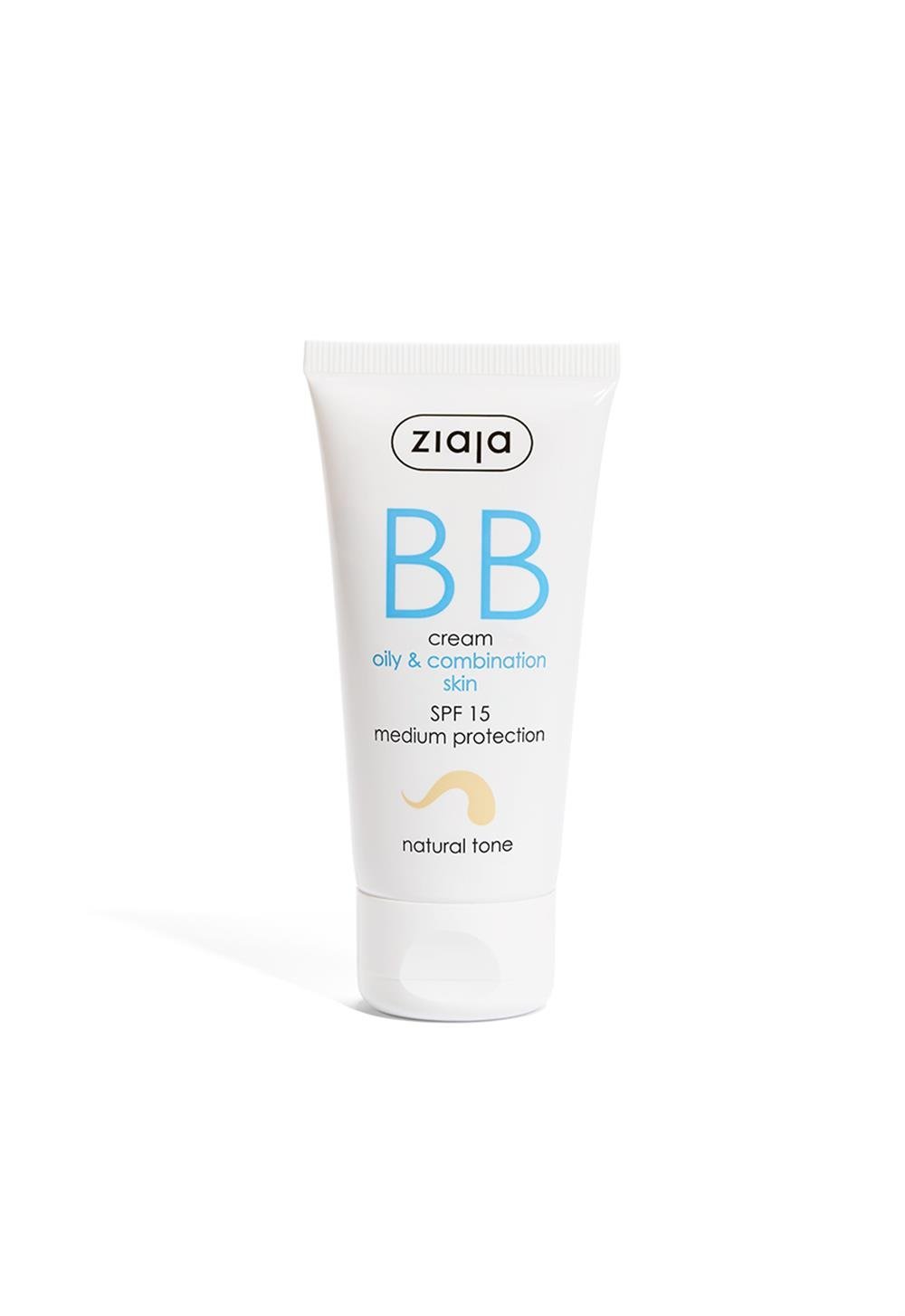 Ziaja - BB Krem Yağlı ve Karma Ciltler İçin - Doğal Ton SPF 15  50 ml