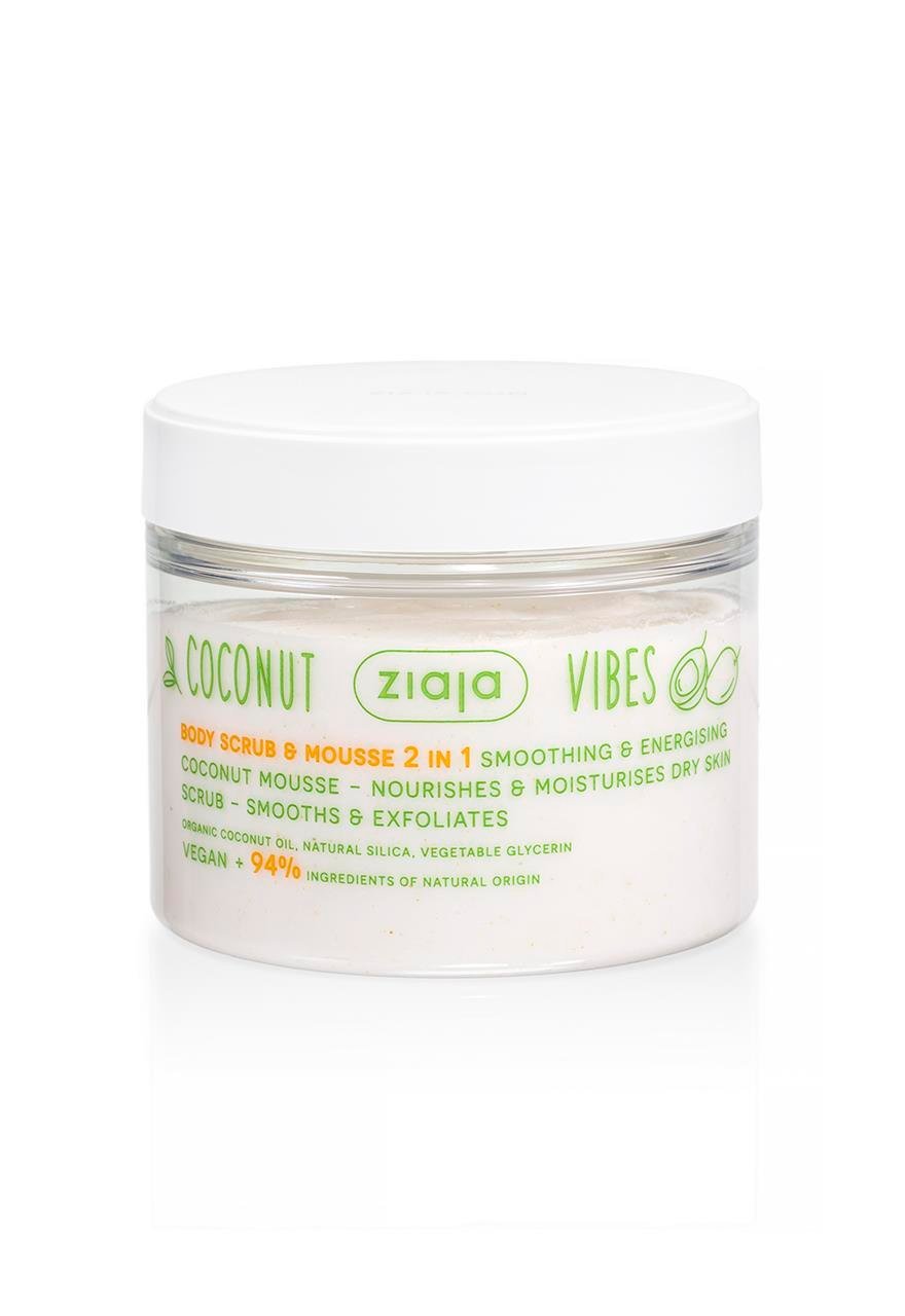 Ziaja - ZIAJA COCONUT VIBES BODY SCRUB&MOUSSE 2IN1