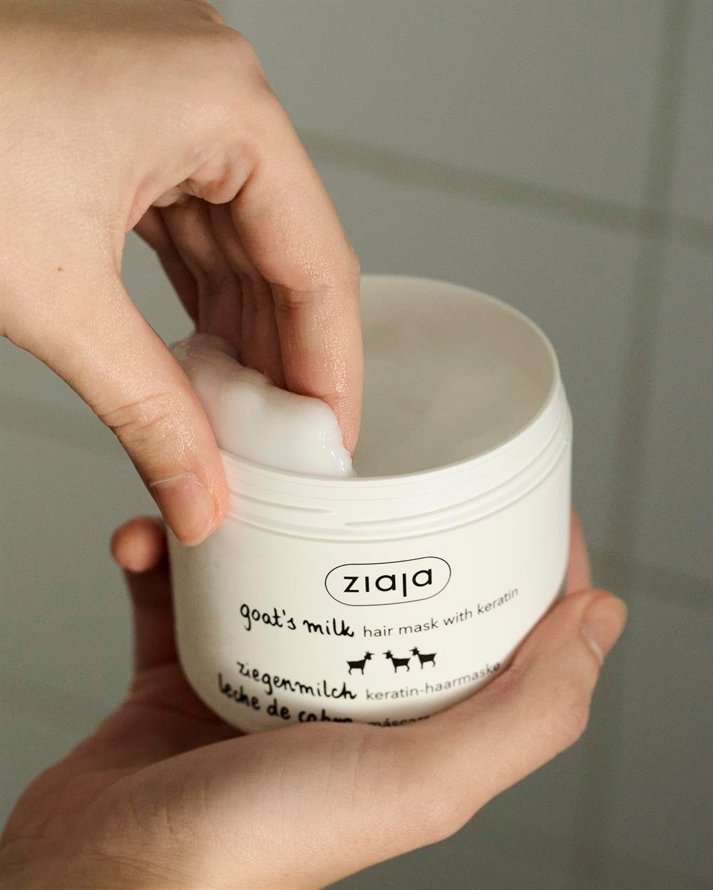 ZiajaKeçi Sütü Keratin Güçlendirici Saç Maskesi 200 ml