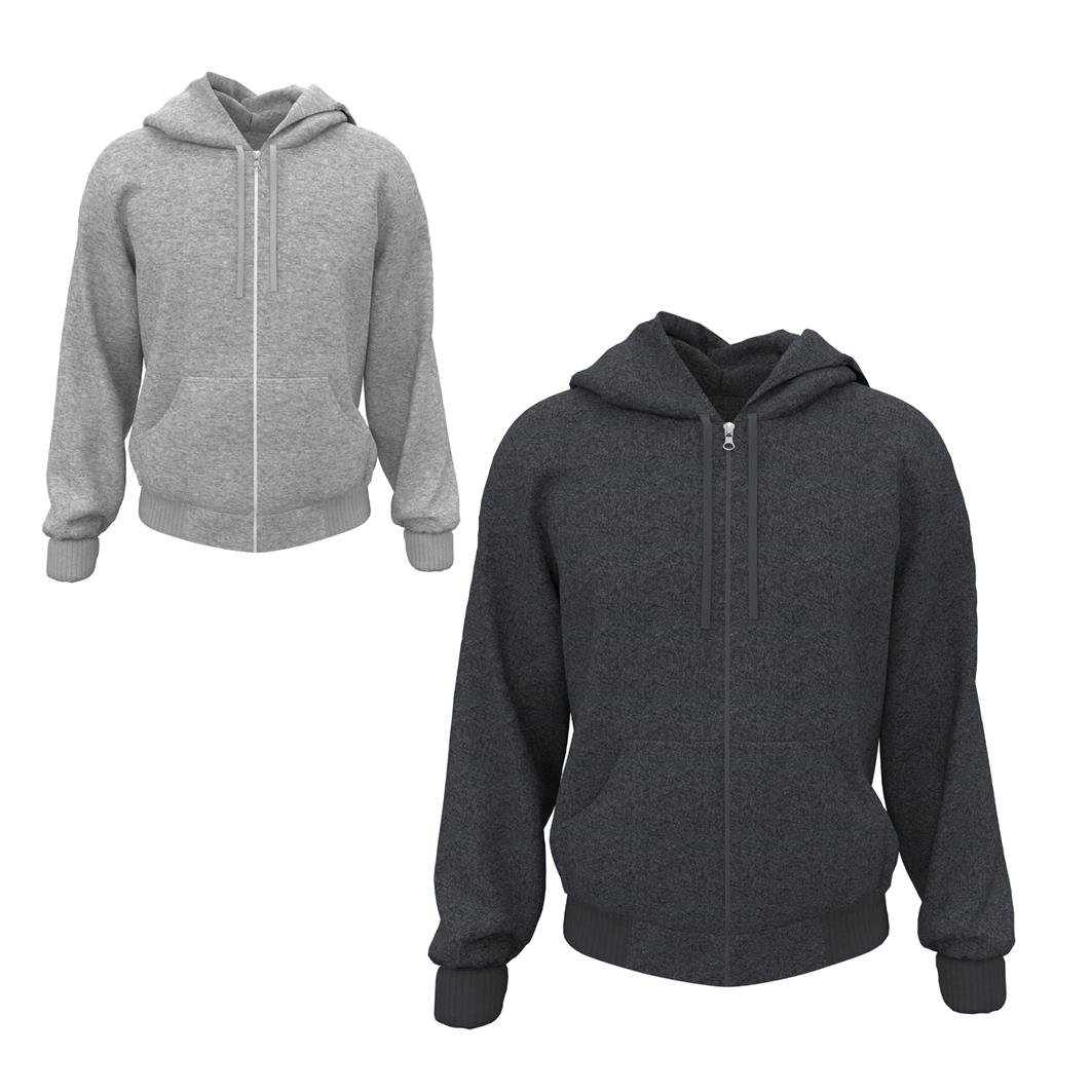 Kıbrıs Fermuarlı Kapüşonlu Sweatshirt
