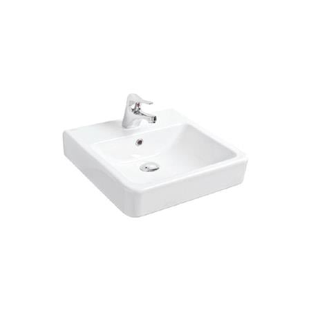 GÜRAL KARE MOBİLYA ÜSTÜ LAVABO 45x45 CM BATARYA DELİKLİ