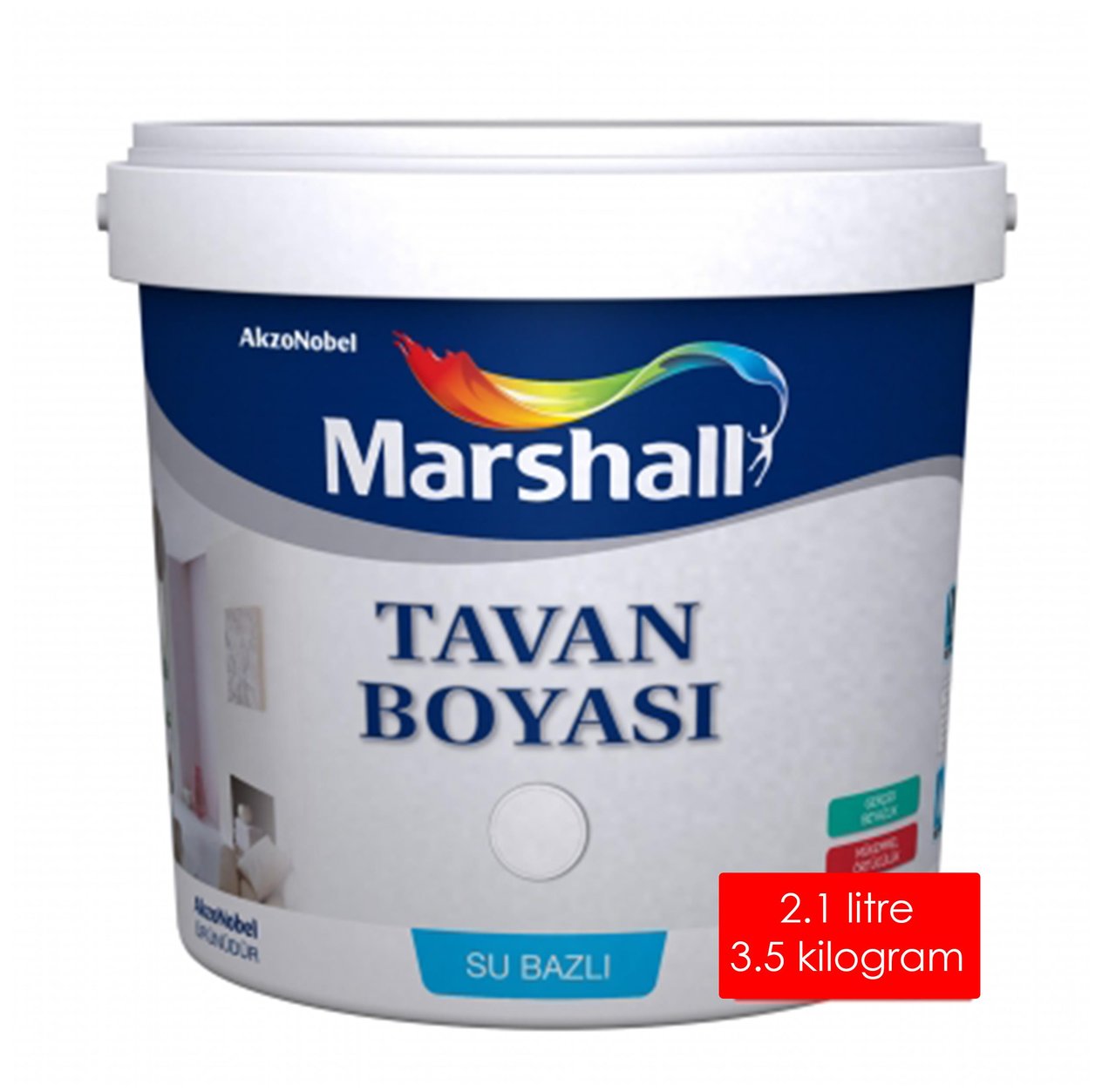 MARSHALL TAVAN BOYASI BEYAZ 1.99-2.1 LT HACİM 3-3.5 KG AĞIRLIK