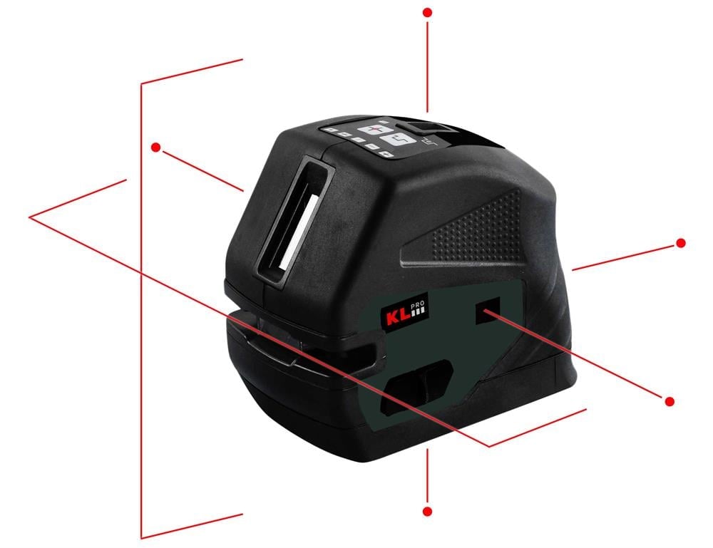 KLPro KLLZR232 Profesyonel Yatay/Dikey ve Nokta Otomatik Hizalamalı Lazer Distomatı