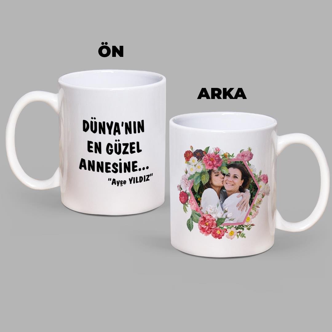 Anneler Günü Kupası Çiçekli 1