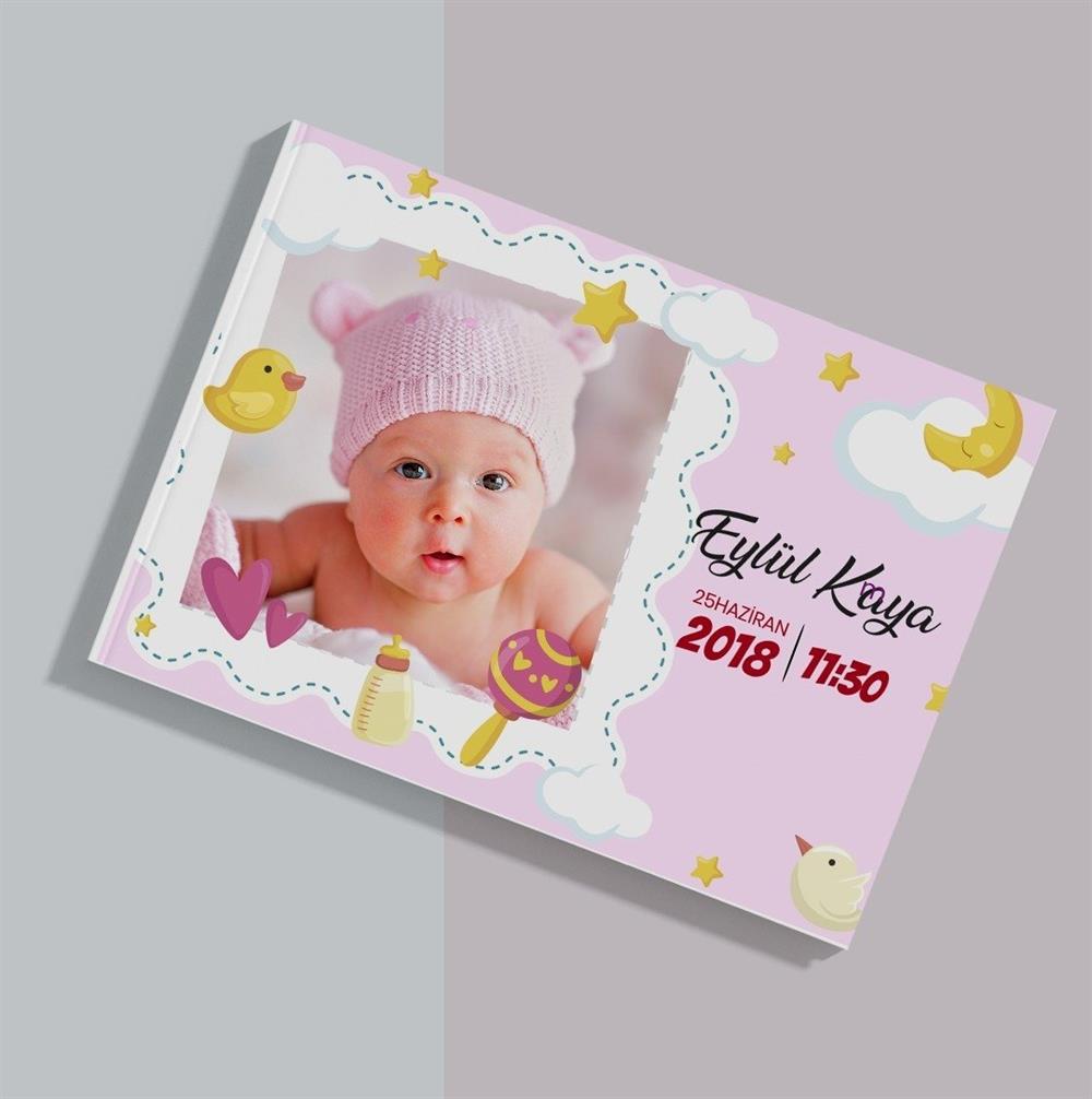 Foto Kitap - 20 x 30 cm Yatay - Kız Bebek Tasarım