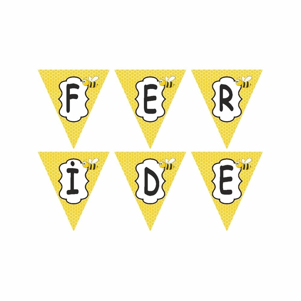 Harf Banner - 17 Cm