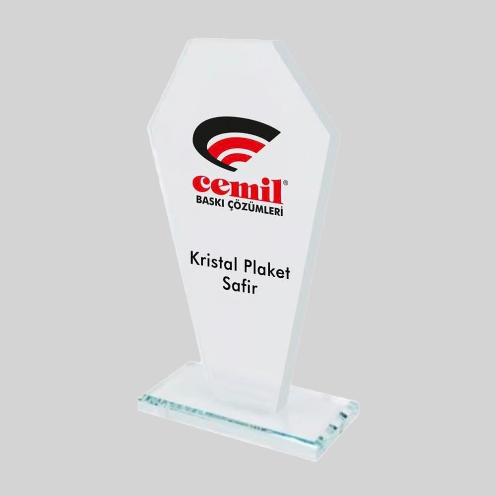 Kristal Plaket Safir KPKT-0014
