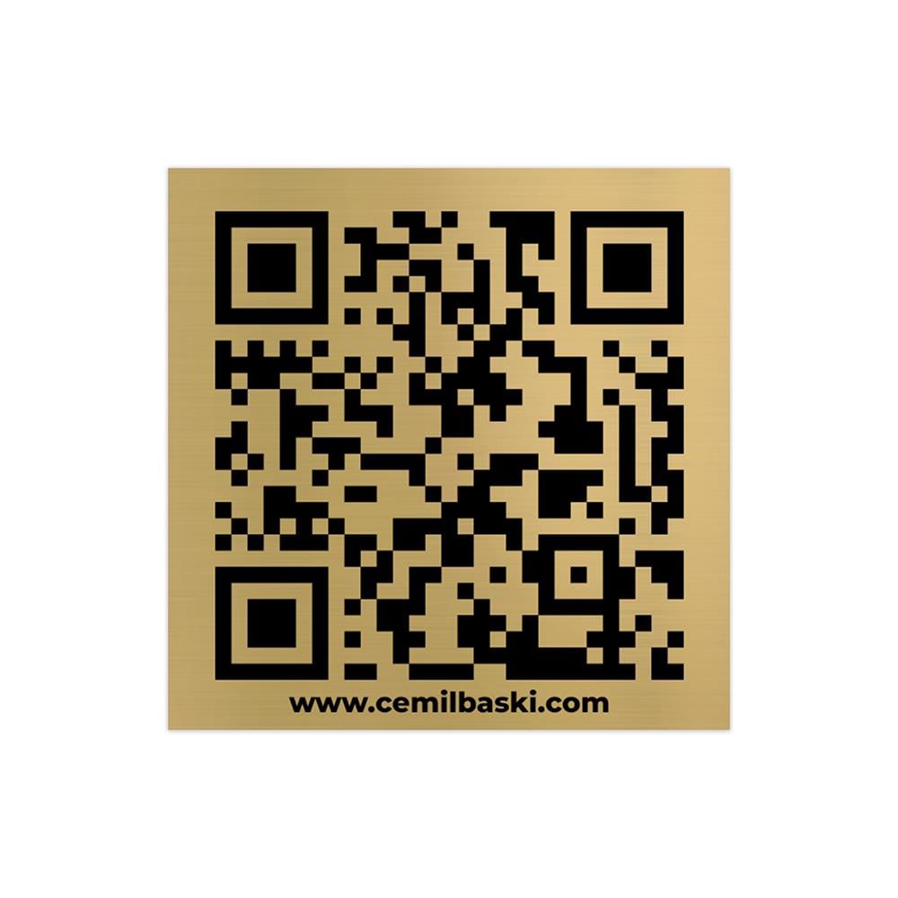 Metal QR Kod Menü 5'li