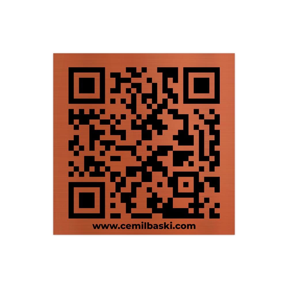 Metal QR Kod Menü 5'li
