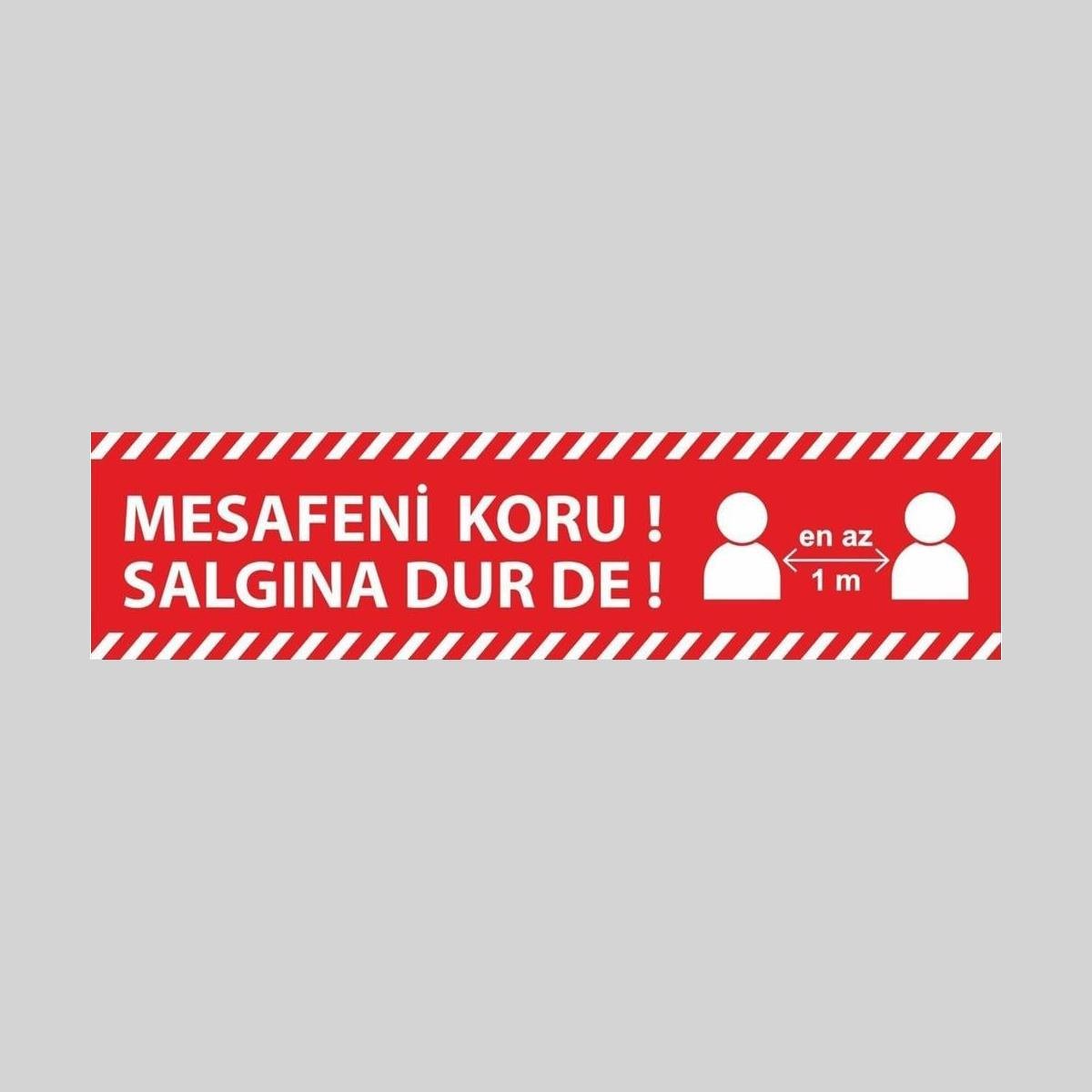 Yer Zemin Etiketi Model-11 (100 x 25 cm)
