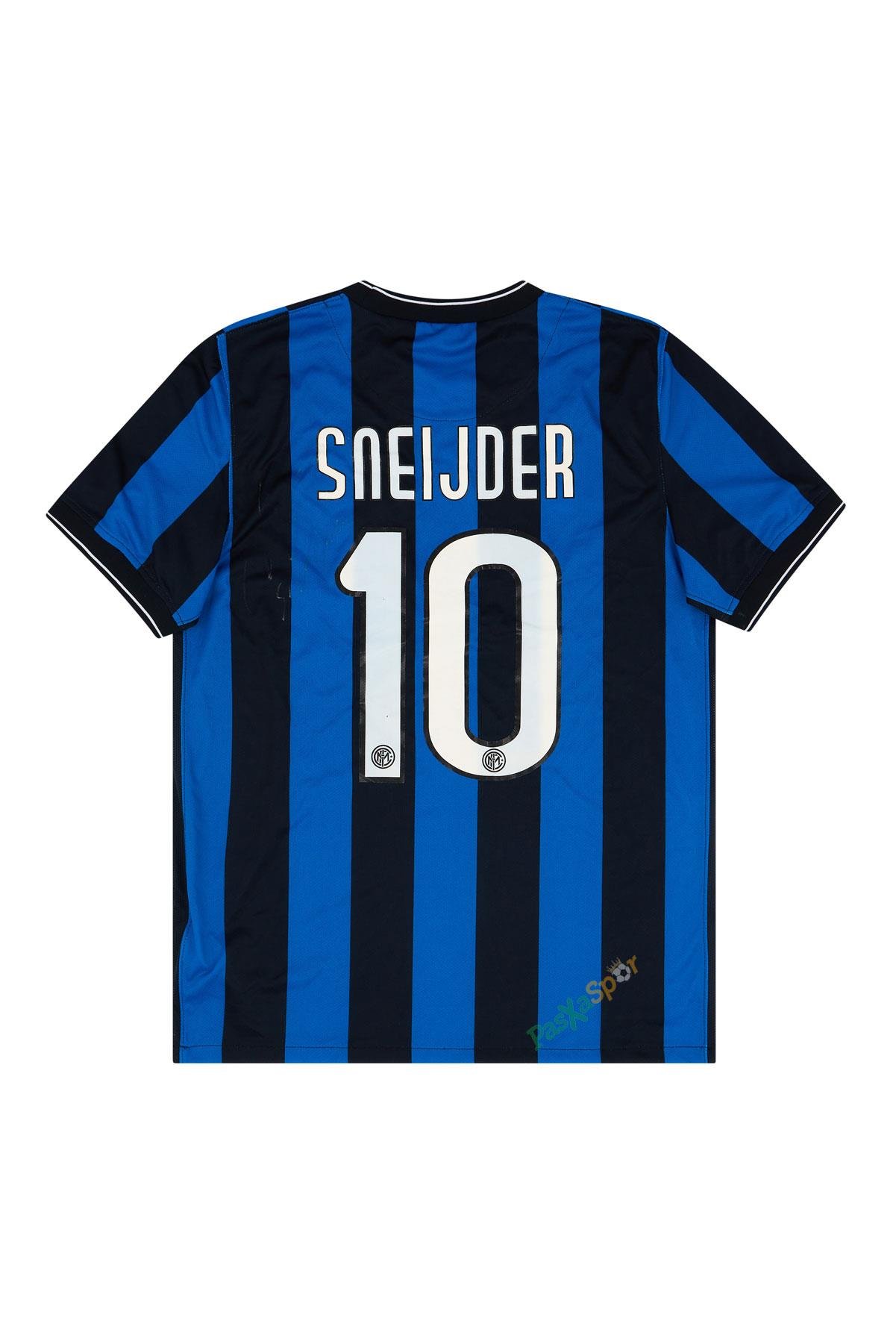 2010 Şampiyonlar Ligi Finali İnter Kısa Kolu Sneijder Maç Forması